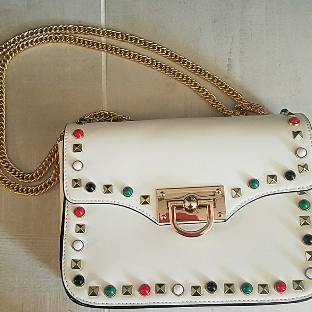 Gail Labelle White Handbag